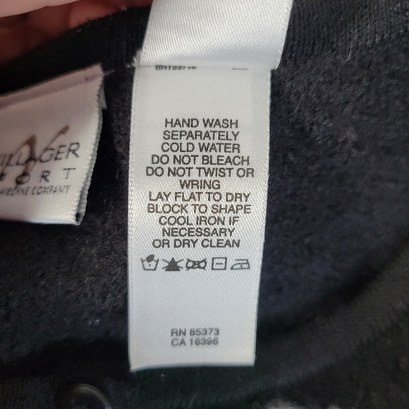 Womens Village Sport by Liz Claiborne Company Wool Button up Cardigan Size Large - Picture 6 of 7